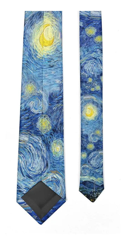 corbata con pintura Van Gogh